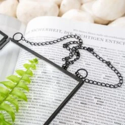 Hanging 4x9 Inches Black Long Herbarium Painted Brass Glass Frame For Pressed Flowers Dried Flowers 11 Hanging 4x9 Inches Black Long Herbarium Painted Brass Glass Frame For Pressed Flowers Dried Flowers -Ncyp Garden Sale Shop 03726