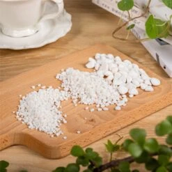 Decorative White Pebble Rocks For Succulents Top Dressing, For Terrarium, Fairy Gardening -Ncyp Garden Sale Shop 1508