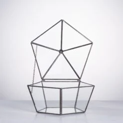 Modern Succulent Plant Glass Geometric Container Desktop Flower Pot For Succulents Flower -Ncyp Garden Sale Shop 20151226004 9