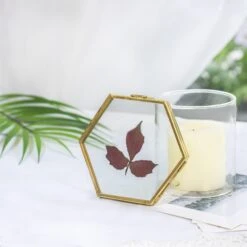 Handmade Vintage Brass Floating Hanging Glass Hexagon Picture Photo Frame Small Side Length 2" 17 Handmade Vintage Brass Floating Hanging Glass Hexagon Picture Photo Frame Small Side Length 2" -Ncyp Garden Sale Shop 20161018015 6