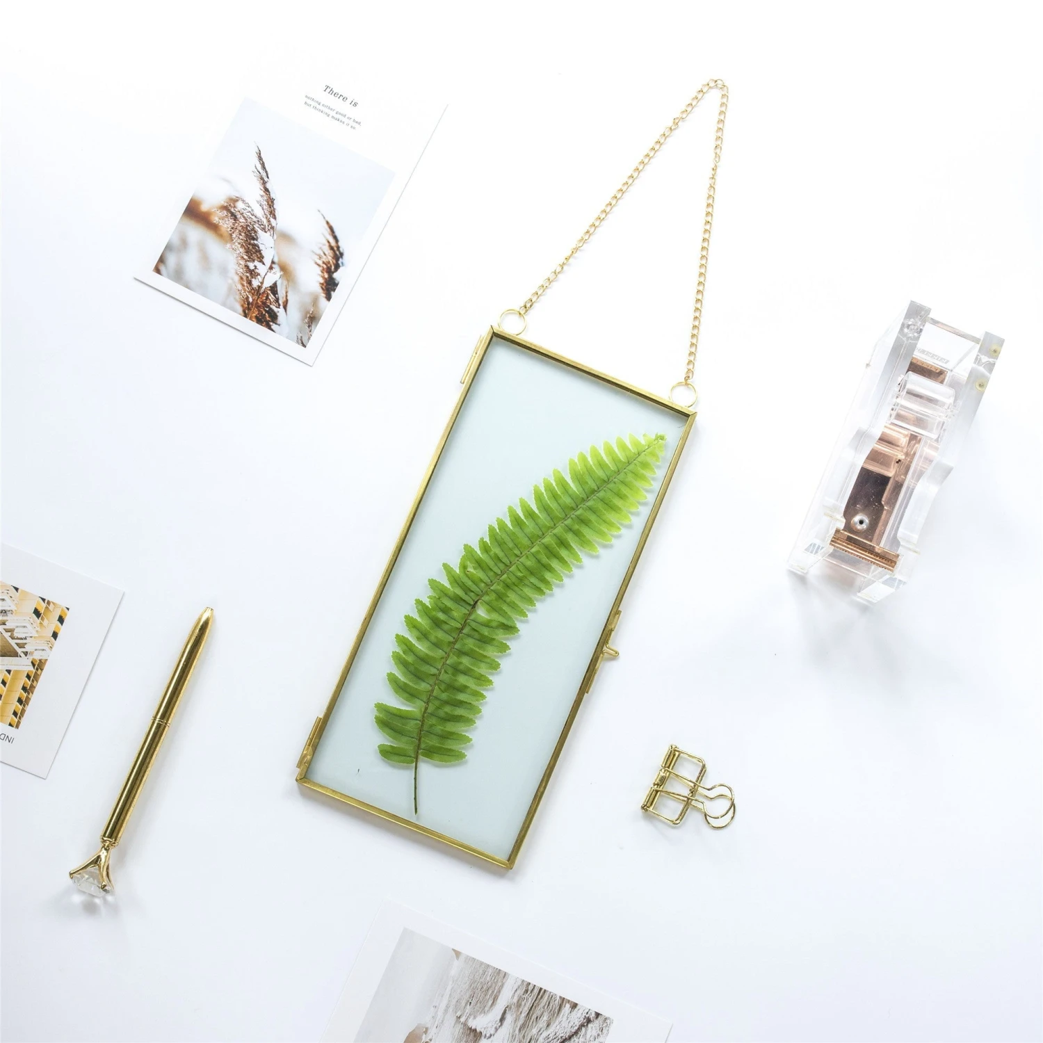 NCYP 4x9 Inchs Clear Glass Picture Frame Wall Hanging Certificate Photo Plant Specimen Clip 8 NCYP 4x9 Inchs Clear Glass Picture Frame Wall Hanging Certificate Photo Plant Specimen Clip - Image 8