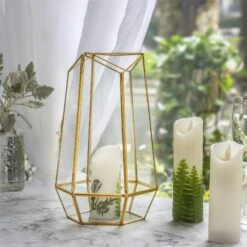 NCYP Hanging Geometric Glass Lamp Candle Holderwith Swing Lid Top Hallow Open For Wedding 9 NCYP Hanging Geometric Glass Lamp Candle Holderwith Swing Lid Top Hallow Open For Wedding -Ncyp Garden Sale Shop 20190315003 3