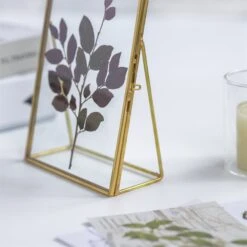 NCYP 5" X 7" Tabletop Gold Brass Rectangle Glass Artwork Photo Picture Display Frame 25 NCYP 5" X 7" Tabletop Gold Brass Rectangle Glass Artwork Photo Picture Display Frame -Ncyp Garden Sale Shop 20190315010 10