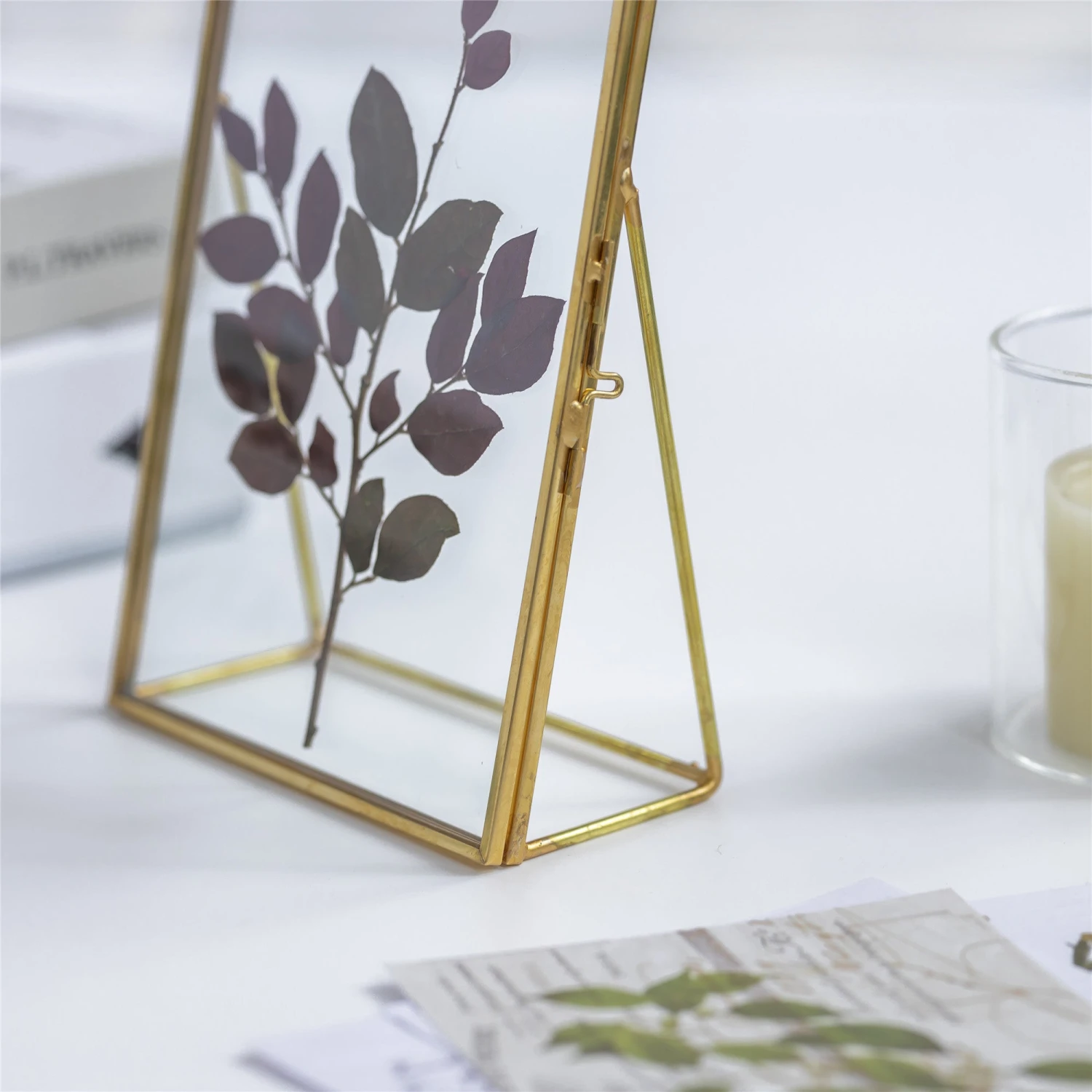 NCYP 5" X 7" Tabletop Gold Brass Rectangle Glass Artwork Photo Picture Display Frame 13 NCYP 5" X 7" Tabletop Gold Brass Rectangle Glass Artwork Photo Picture Display Frame - Image 13