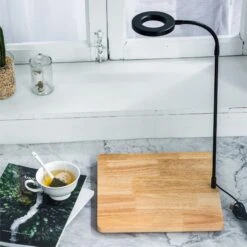 NCYP Tabletop Board USB LED Succulents Grow Light Display Indoor Terrarium For Succulents Moss