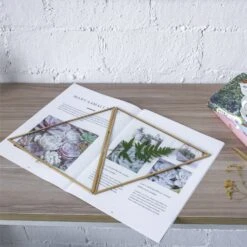 Hanging Triangle Herbarium Brass Glass Frame For Pressed Flowers Dried Flowers Poster -Ncyp Garden Sale Shop 20190905010 2 36573637 aaf3 4dad ade0 0d45665a2d23