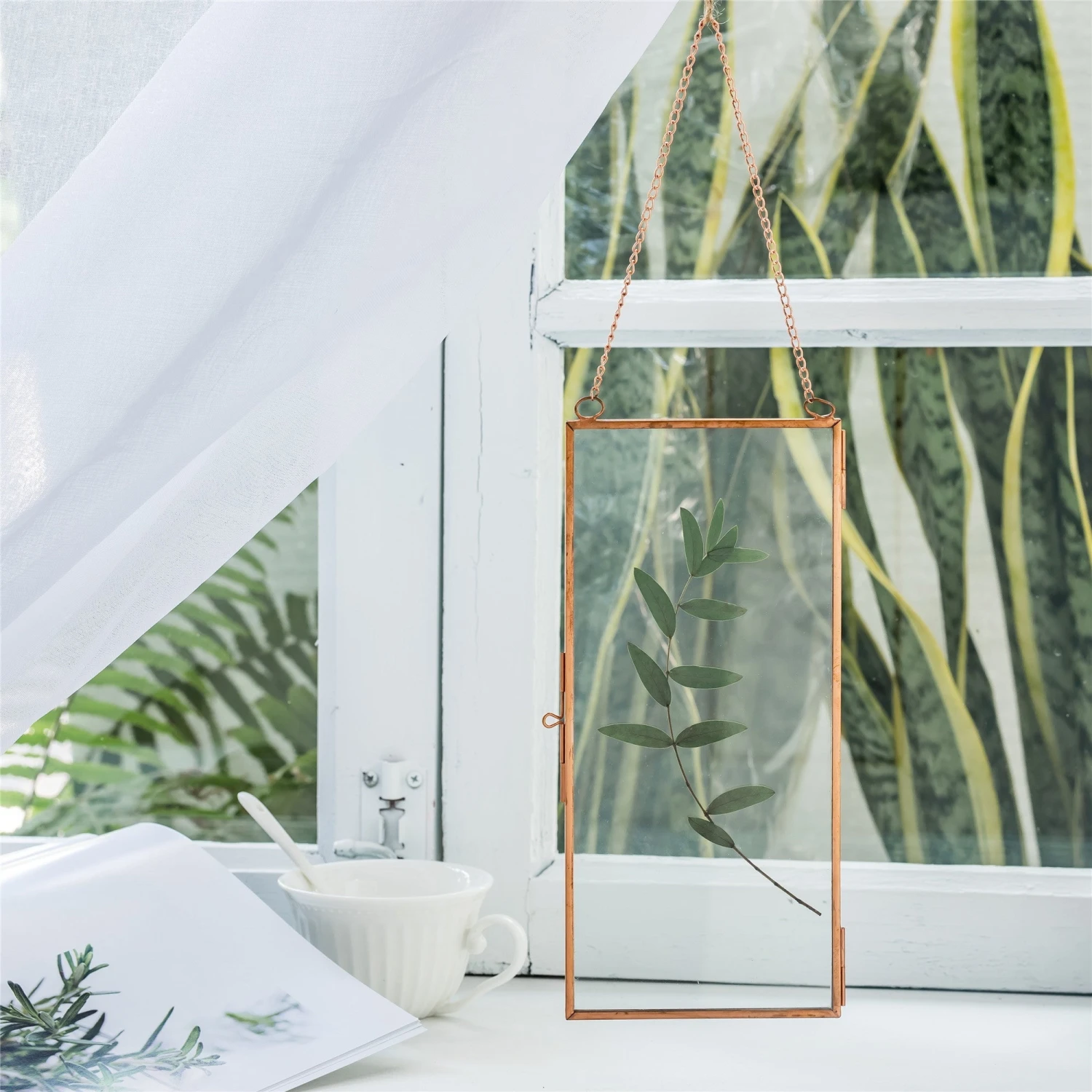 NCYP 4x9 Inchs Clear Glass Picture Frame Wall Hanging Certificate Photo Plant Specimen Clip 19 NCYP 4x9 Inchs Clear Glass Picture Frame Wall Hanging Certificate Photo Plant Specimen Clip - Image 19