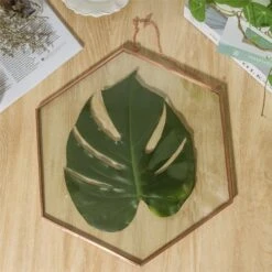 Hanging Hexagon Herbarium Copper Glass Frame For Pressed Flowers Dried Flowers Floating Frame -Ncyp Garden Sale Shop 20200409017 6
