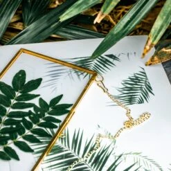 NCYP 4x9" Horizontal Brass Double Glass Picture Frame Wall Hanging, Photo Specimen Card Holder Modern Home Geometric Decor Display Gift 11 NCYP 4x9" Horizontal Brass Double Glass Picture Frame Wall Hanging, Photo Specimen Card Holder Modern Home Geometric Decor Display Gift -Ncyp Garden Sale Shop 20210107001 6