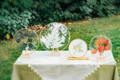 NCYP Wall Hanging Round 8" 10" 12" Herbarium Brass Glass Frame For Pressed Flowers, Poster, Double Glass, Floating Frame -Ncyp Garden Sale Shop 20210522004 11