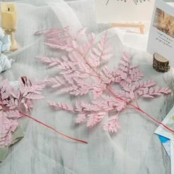 Preserved Pressed Flower Davallia Mariesii, Squirrel's Foot Fern Leaf , Multiple Color, 5 Pcs, 12inches Long, 8inches Width, DIY Material -Ncyp Garden Sale Shop 20210820002 3