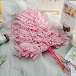 Preserved Pressed Flower Davallia Mariesii, Squirrel's Foot Fern Leaf , Multiple Color, 5 Pcs, 12inches Long, 8inches Width, DIY Material -Ncyp Garden Sale Shop 20210820002 4