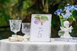 Silver Brass Tabletop Vintage Frame Geometric Ornament Plant Specimen Clip Modern Decor Card Holder 5X7" Reception -Ncyp Garden Sale Shop 20221229004 4