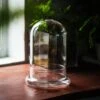 Glass Cloche Terrarium Bell Jar With Glass Base With Top Air Hole,Glass Dome Planter For Plants