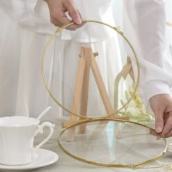 Wall Hanging Round 8" Herbarium Brass Glass Frame For Thick Pressed Flowers, Dried Flowers, Poster, Coin, Double Glass, Floating Frame 29 Wall Hanging Round 8" Herbarium Brass Glass Frame For Thick Pressed Flowers, Dried Flowers, Poster, Coin, Double Glass, Floating Frame -Ncyp Garden Sale Shop 290A2688