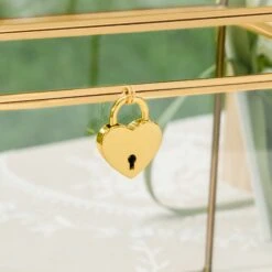 NCYP Wedding Card Box With Slot And Lock - 10.2x5.5x8.4 Inches - Gold Glass Envelope Box For Birthday Party Reception - Vintage, Arch-design, Centerpiece Decoration -Ncyp Garden Sale Shop 290A4410