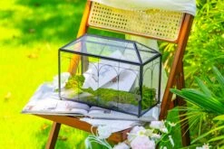 12.6"Handmade Black Wedding Card Box With Slot And Lock, Size Large, For Reception -Ncyp Garden Sale Shop 290A6105