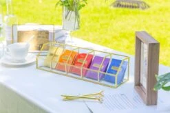 Glass Gold Tea Bag Box, 5 Compartments Box, Tea Lovers Gift Box, Tea Organizer, Christmas Gift 25 Glass Gold Tea Bag Box, 5 Compartments Box, Tea Lovers Gift Box, Tea Organizer, Christmas Gift -Ncyp Garden Sale Shop 290A6253 cf28ecaf 0c24 43db b87a 909e4df9574c