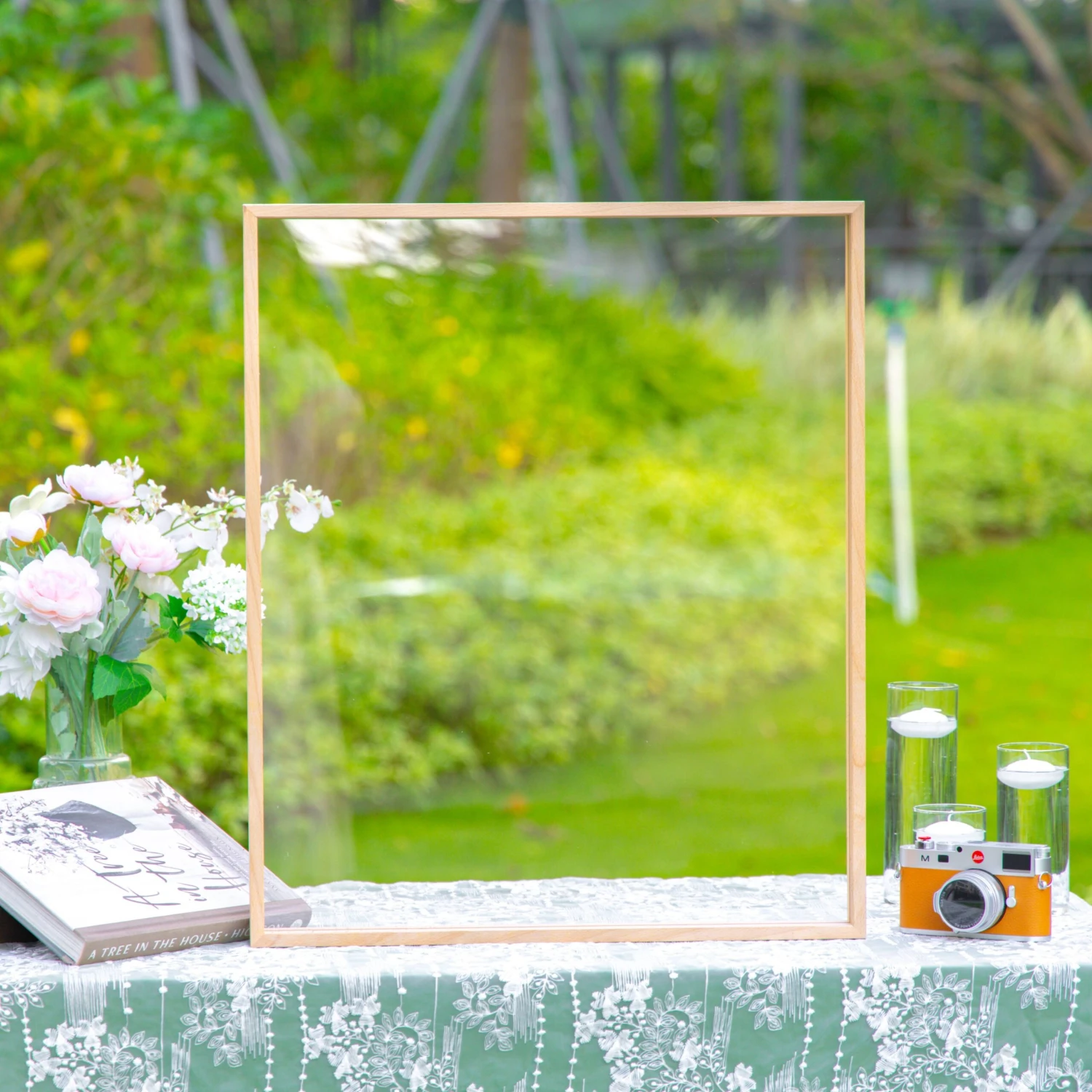 Customizable NCYP Handmade 18x24" 20x24" Tabletop Wall Hanging Natural Wood Acrylic Artwork Floating Frame 2 Customizable NCYP Handmade 18x24" 20x24" Tabletop Wall Hanging Natural Wood Acrylic Artwork Floating Frame - Image 2