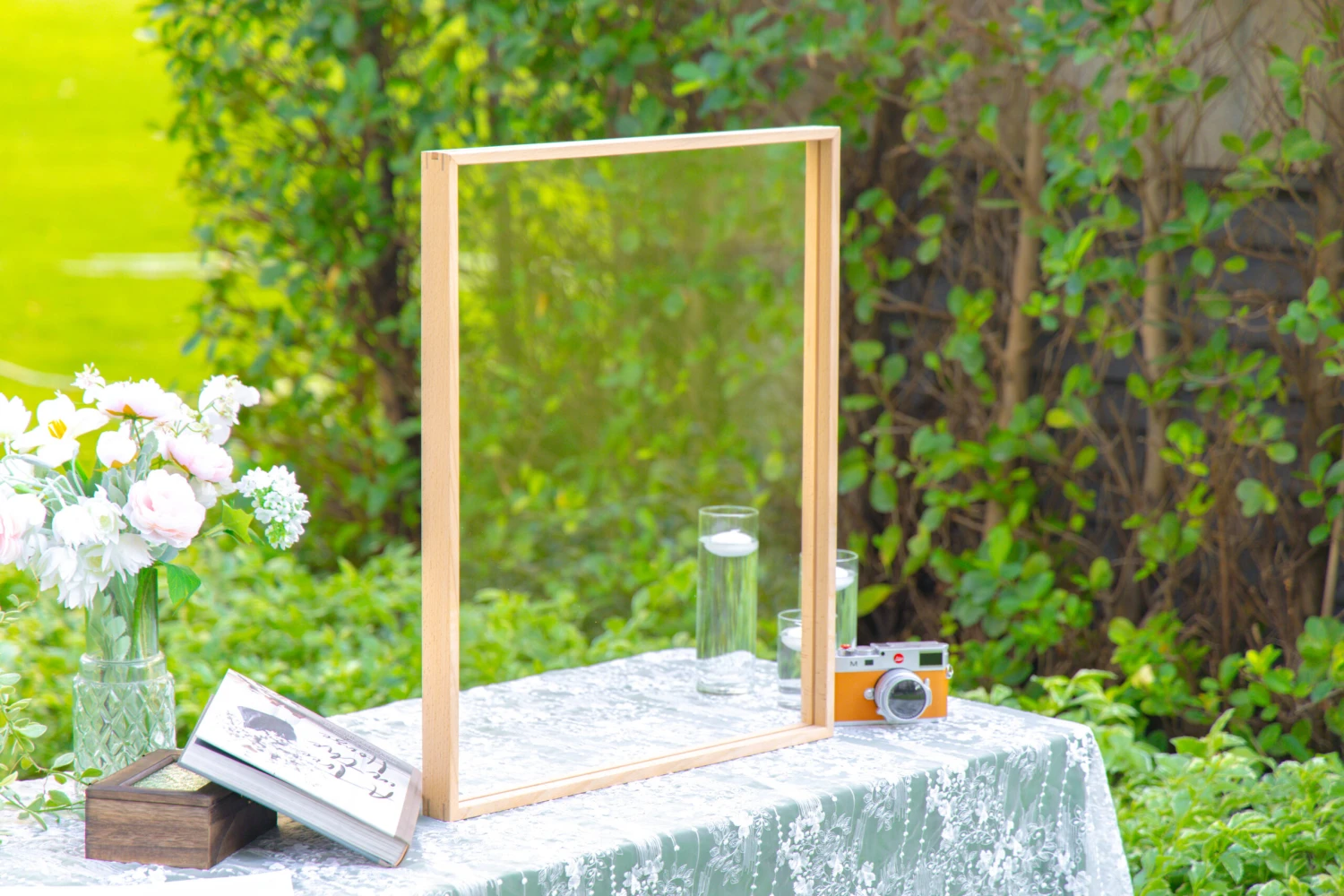 Customizable NCYP Handmade 18x24" 20x24" Tabletop Wall Hanging Natural Wood Acrylic Artwork Floating Frame 7 Customizable NCYP Handmade 18x24" 20x24" Tabletop Wall Hanging Natural Wood Acrylic Artwork Floating Frame - Image 7