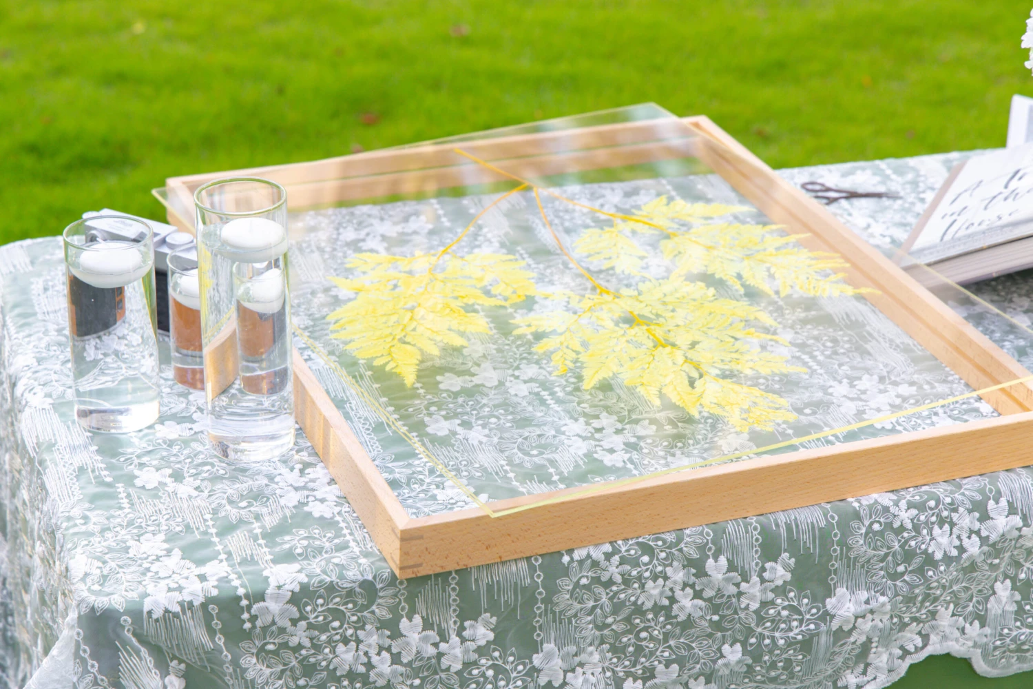 Customizable NCYP Handmade 18x24" 20x24" Tabletop Wall Hanging Natural Wood Acrylic Artwork Floating Frame 17 Customizable NCYP Handmade 18x24" 20x24" Tabletop Wall Hanging Natural Wood Acrylic Artwork Floating Frame - Image 17