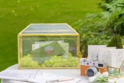 12.6" Handmade Victorian Church Gold Wedding Card Box With Slot And Lock 30 12.6" Handmade Victorian Church Gold Wedding Card Box With Slot And Lock -Ncyp Garden Sale Shop 290A9044