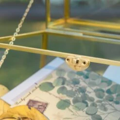 Handmade Vintage Geometric Glass Card Box Organizer Terrarium With Latch For Wedding Reception 24 Handmade Vintage Geometric Glass Card Box Organizer Terrarium With Latch For Wedding Reception -Ncyp Garden Sale Shop 290A9082