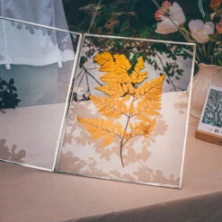 Handmade Silver 11x14" Hanging Double Glass Pressed Flower Floating Frame -Ncyp Garden Sale Shop 290A9499 c111c792 b556 4773 92e9 cf8daf3ddd17