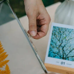 Handmade Silver 11x14" Hanging Double Glass Pressed Flower Floating Frame -Ncyp Garden Sale Shop 290A9528 2