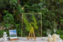 Handmade Large Wall Hanging Brass Glass Artwork Certificate Photo Picture Display Floating Frame -Ncyp Garden Sale Shop G01A0342