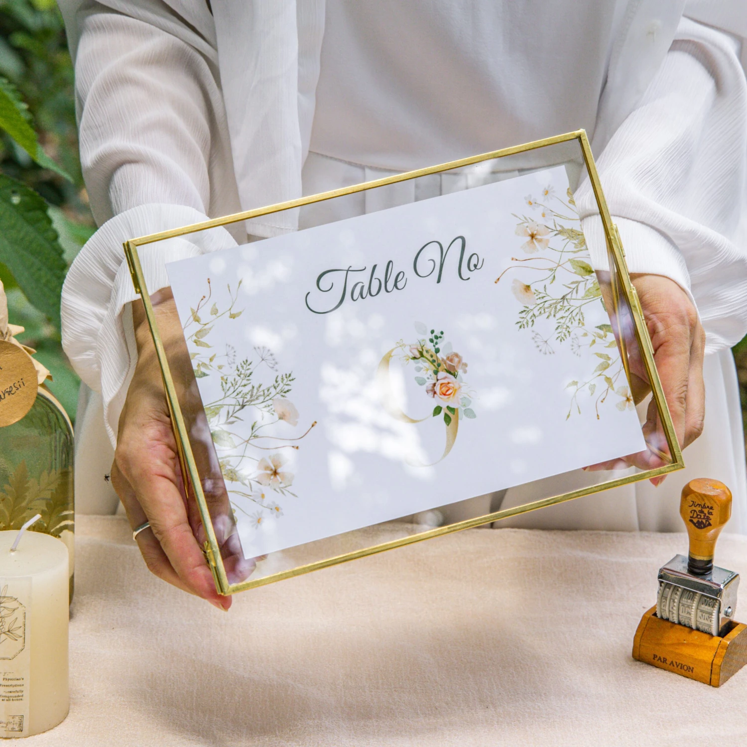 Gold Table Number Holder, 8''x6'' Wedding Photo Picture Frame, For Outdoor Garden Wedding, Bridal Shower 1 Gold Table Number Holder, 8''x6'' Wedding Photo Picture Frame, For Outdoor Garden Wedding, Bridal Shower