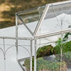 Vintage Silver Large Geometric Glass Card Box Terrarium With Slot, Heart Lock, Foot, Handmade Brass For Wedding Reception Wishwell Keepsake 33 Vintage Silver Large Geometric Glass Card Box Terrarium With Slot, Heart Lock, Foot, Handmade Brass For Wedding Reception Wishwell Keepsake -Ncyp Garden Sale Shop G01A2244