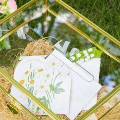 Handmade 12" Large Gold Rectangle Geometric Glass Card Box With Slot Lock For Keepsake, Wedding Reception, Postbox -Ncyp Garden Sale Shop G01A5920 66bab474 5c78 46ce ab7f 20fbd59b7cd1