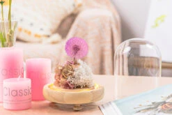 Purple Presered Dandelion Set 3 Pcs Dried Flowers, DIY Material For Bouquet, -Ncyp Garden Sale Shop G01A5925