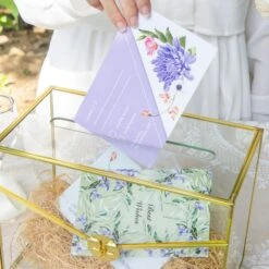 Handmade Envelope Shape Geometric Glass Wedding Card Box Terrarium With Slot, Heart Lock Key -Ncyp Garden Sale Shop G01A7032 0857c7e6 33b4 448e 90b9 cb6cdc86cf24