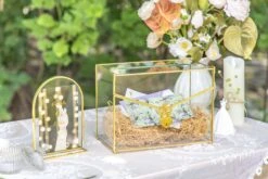 Handmade Envelope Shape Geometric Glass Wedding Card Box Terrarium With Slot, Heart Lock Key -Ncyp Garden Sale Shop G01A7174 2 2d56428f 1799 4db9 a4da e98b0b56a8a6