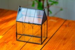 Vintage Mini House Shape Glass Geometric Terrarium For Jumping Spider -Ncyp Garden Sale Shop IMG 0196