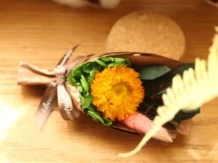 Dried Flowers Terrarium Gift Set Dried Strawflower Bouquet In Glass Tube -Ncyp Garden Sale Shop IMG 1336