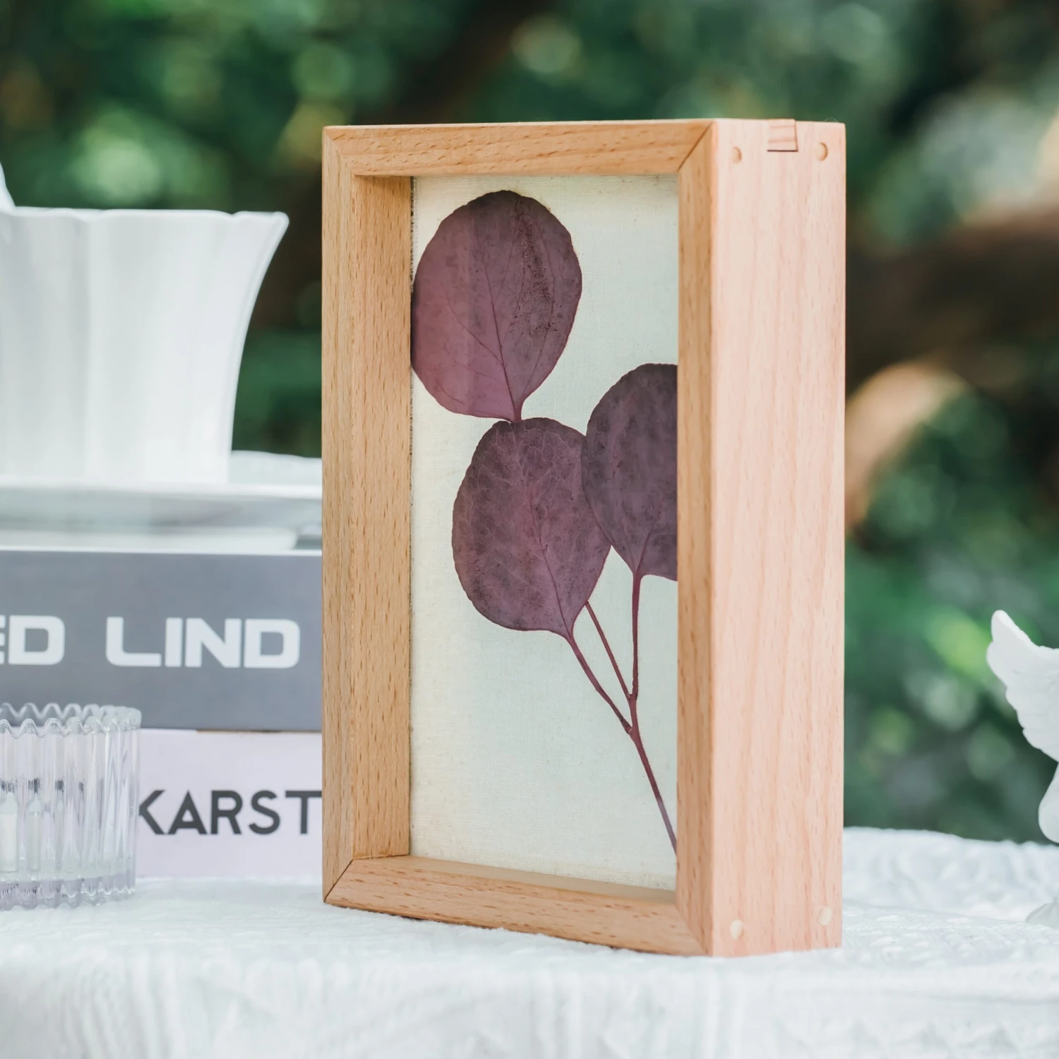 NCYP Handmade Personalized Tabletop Wall Hanging Natural Wood Glass Floating Frame For Photo 3 NCYP Handmade Personalized Tabletop Wall Hanging Natural Wood Glass Floating Frame For Photo - Image 3