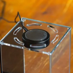 Watertight Glass Terrarium With LED Grow Light, Acrylic Lid For Moss Wall, Vertical Planting -15x15x20cm / 5.9x5.9x7.8 -Ncyp Garden Sale Shop IMG 4773 683404ef 2819 48a8 9383 ee646a8623ca