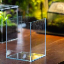 Watertight Glass Terrarium With LED Grow Light, Acrylic Lid For Carnivorous Plants-25x25x30cm / 9.8x9.8x11.8'' -Ncyp Garden Sale Shop IMG 4890 1