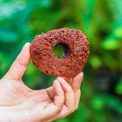 5-8cm Red Horticultural Lava Rock Volcanic Rock For Terrarium, Bonsai Landscape, 500g -Ncyp Garden Sale Shop IMG 5147