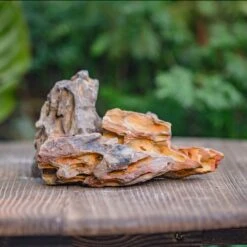 2-6" / 5-15cm Cutted Flat Bottom Natural Ohko Dragon Stone Rock For Terrarium, Aquarium Bonsai Landscape, 2kg/4.4lb, With DIY Tools -Ncyp Garden Sale Shop IMG 6735