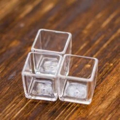 40 Units Mini Acrylic Square Pot For Moss -3cm / 1.2" Side Length -Ncyp Garden Sale Shop IMG 6972 2