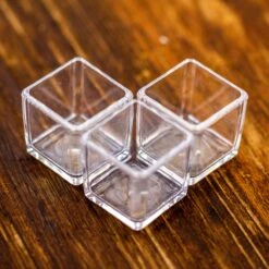 40 Units Mini Acrylic Square Pot For Moss -3cm / 1.2" Side Length -Ncyp Garden Sale Shop IMG 6973 2