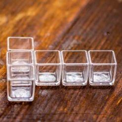40 Units Mini Acrylic Square Pot For Moss -3cm / 1.2" Side Length -Ncyp Garden Sale Shop IMG 6978 2