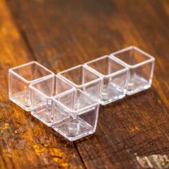 40 Units Mini Acrylic Square Pot For Moss -3cm / 1.2" Side Length -Ncyp Garden Sale Shop IMG 6979 2