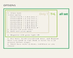 Watertight Glass Terrarium With LED Grow Light, Acrylic Lid For Carnivorous Plants-25x25x30cm / 9.8x9.8x11.8'' -Ncyp Garden Sale Shop il 1140xN.6230003839 t5qm