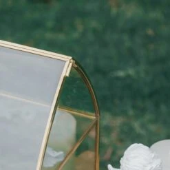 House Shape Arched Top Vintage Glass Card Box Terrarium, Handmade Brass For Wedding Receiption Wishwell Keepsake -Ncyp Garden Sale Shop il fullxfull.3907549022 d5xt