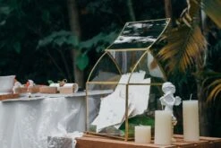 House Shape Arched Top Vintage Glass Card Box Terrarium, Handmade Brass For Wedding Receiption Wishwell Keepsake -Ncyp Garden Sale Shop il fullxfull.3955046125 3k4t